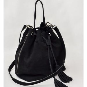 One Teaspoon black suede bag